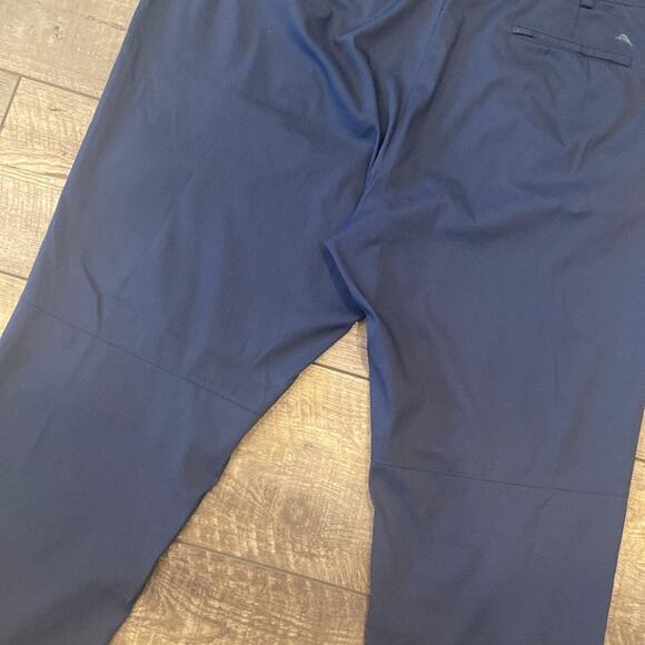 Tommy Bahama Men's Performance Flat Front Chino Pants Navy Size 48x34 - Picture 6 of 11